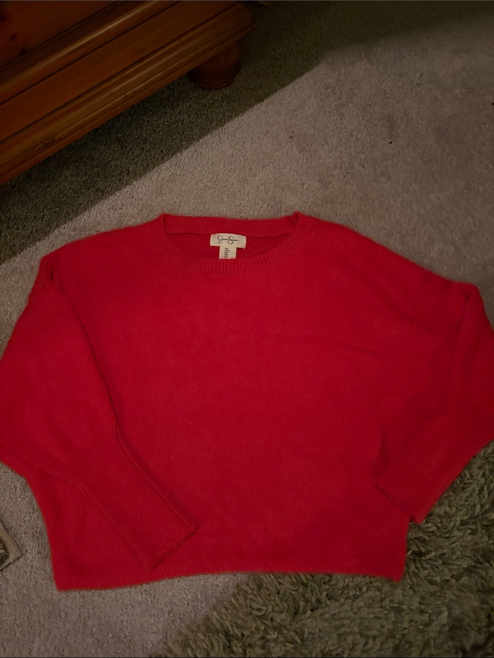 Jessica Simpson Red Crewneck Sweater